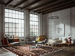 Wilton-tæppe - Marineo (brun)