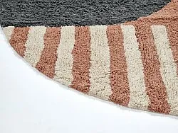 Ovalt tæppe - Osmery Natural Cotton Shaggy (multi)