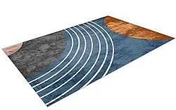 Wilton-tæppe - Trixie (blå/multi)