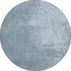 Rundt tæppe - Lynton (blå)