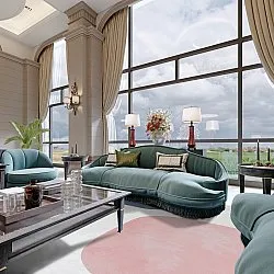 Wilton-tæppe - Elliant (multi)