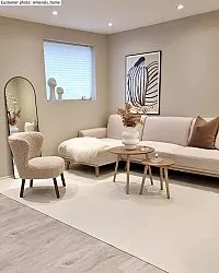 Wilton-tæppe - Sunayama (hvid)