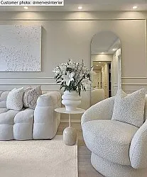 Wilton-tæppe - Sunayama (hvid)