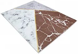 Wilton-tæppe - Savino (grå/hvid/brun)