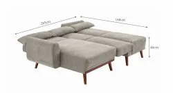 Sovesofa - Texas (mørkegrå)