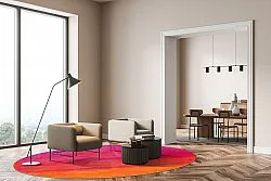 Rundt tæppe - Moura (multi)