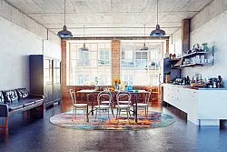 Rundt tæppe - Levico (multi)