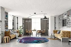 Rundt tæppe - Tolosa (multi)