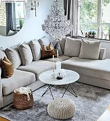 Ryatæpper - Cosy (silver)