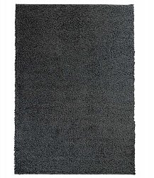 Trim ryatæppe rya tæppe Mørk grå rund 60x120 cm 80x 150 cm 140x200 cm 160x230 cm 200x300cm