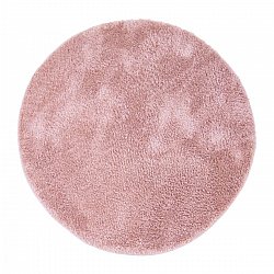 Runde tæpper - Soft Shine (rosa)