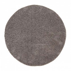 Runde tæpper - Soft Shine (brun)