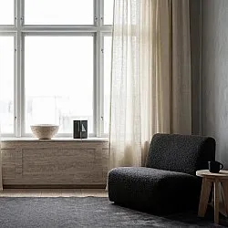 Gardiner 2-pak - Linnedgardin Noemi (fløde)