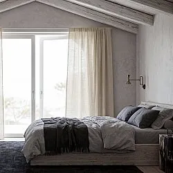 Gardiner 2-pak - Linnedgardin Noemi (fløde)