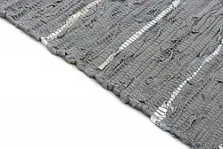 Kludetæppe - Nordal Design (grå - 100 % læder)