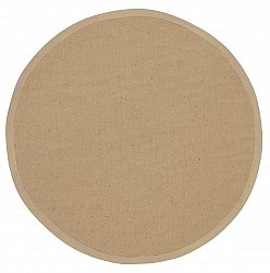 Alfombras redondeadas (sisal) - Agave (beige/marfil)