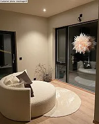 Runde tæpper - Aranga Super Soft Fur (beige)