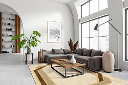 Wilton-tæppe - Olympia (beige/brun)