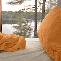 Pudebetræk - Lysander (abrikos)