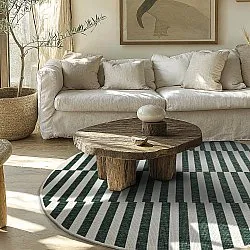 Rundt tæppe - Indoor/Outdoor Otto (grøn)