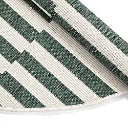 Rundt tæppe - Indoor/Outdoor Otto (grøn)