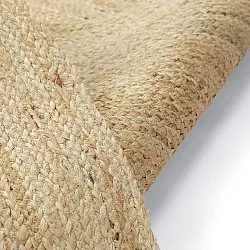 Oval jutetæppe - San Francisco (jute)