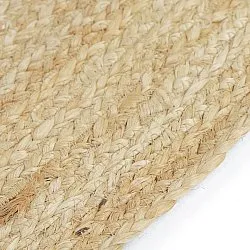 Oval jutetæppe - San Francisco (jute)