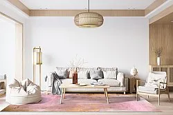 Wilton-tæppe - Bonn (lyserød)