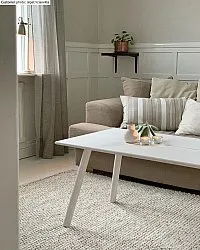 Uldtæppe - Avafors Wool Bubble (natural)