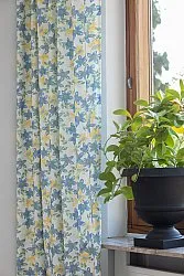 Gardiner - Bomuldsgardin Petite (blå)