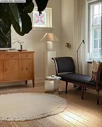 Runde tæpper - Pike (cream)