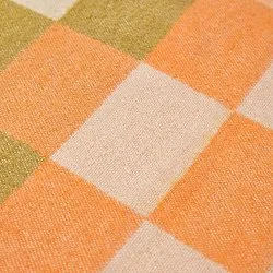 Tæpper - Uldmixplaid - Audrey Check (beige/gul/orange)