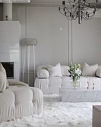 Ryatæpper - Pomaire (hvid)