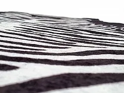 Wilton-tæppe - Osaka (sort/hvid)