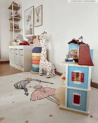 Børnetæppe - Princess (lyserød)