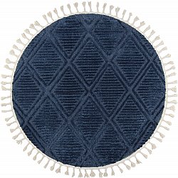 Tapis rond - Dover (bleu)