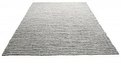Uldtæppe - Otago (grå/sort)