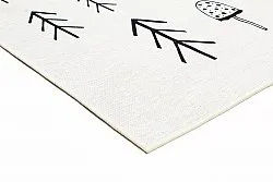 Børnetæppe - Camping Bear (hvid)