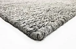 Uldtæppe - Otago (grå/sort)