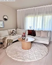 Runde tæpper - Rostock (offwhite)