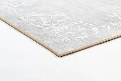 Wilton-tæppe - Santi (lysegrå/hvid)