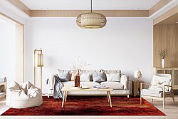 Wilton-tæppe - Wells (rød)