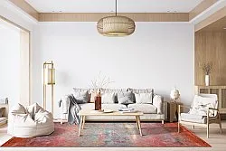 Wilton-tæppe - Mare (rød)