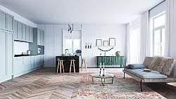 Wilton-tæppe - Jedaida (multi)