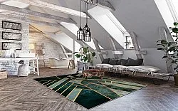 Wilton-tæppe - Amasra (grøn)