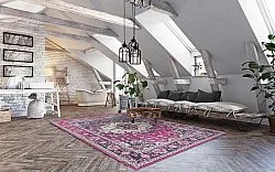 Wilton-tæppe - Siliana (lyserød)