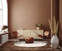 Rundt tæppe - Kuba (beige)