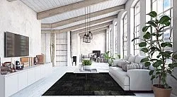 Wilton-tæppe - Karaman (sort)