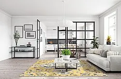 Wilton-tæppe - Mojácar (gul)