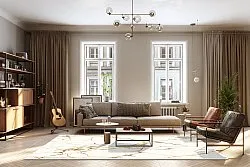 Wilton-tæppe - Vieste (hvid/guld)